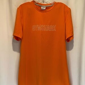 Men's Gymshark papaya orange athletic performance t-shirt~Medium~Slim fit